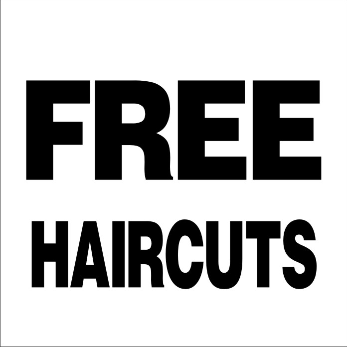 free haircut